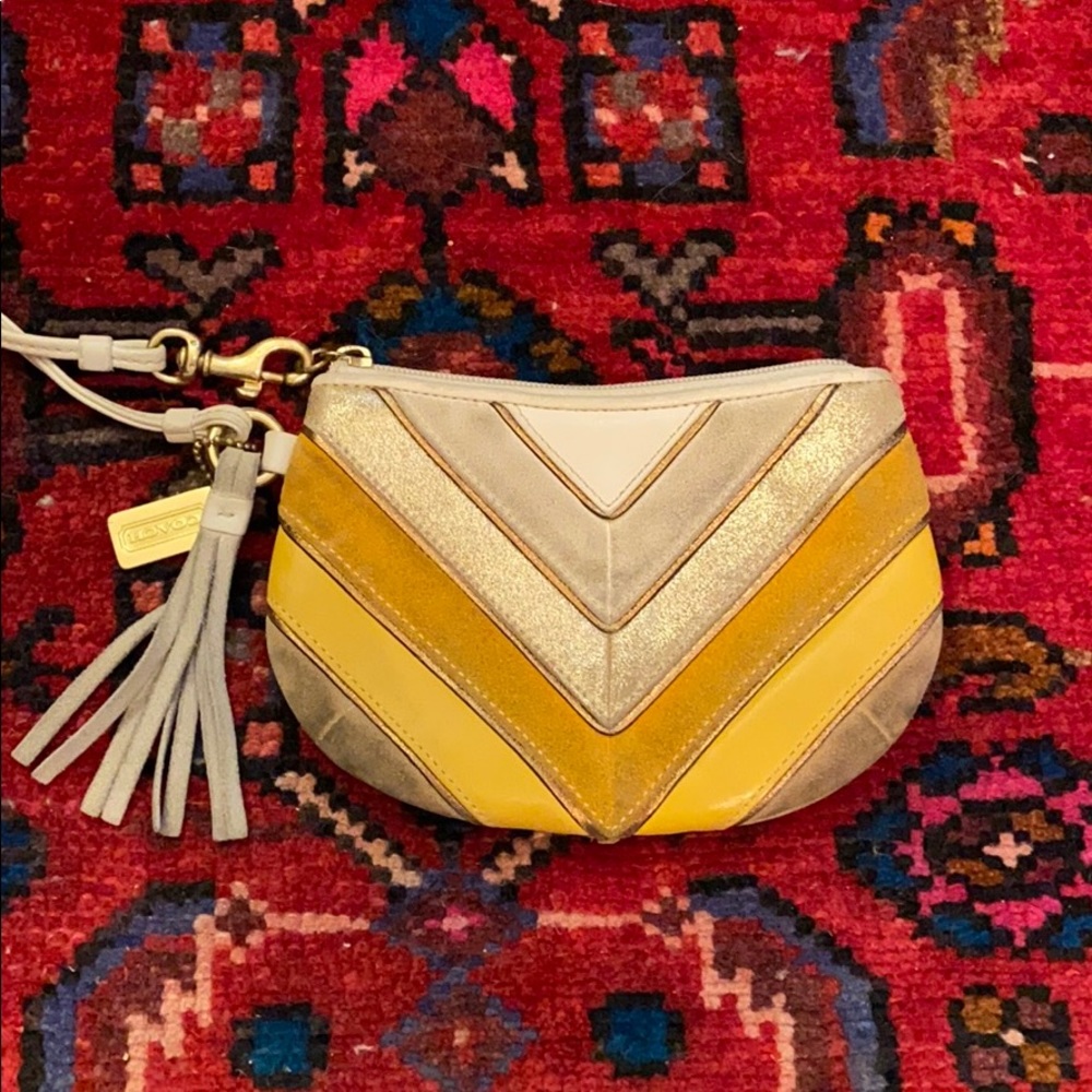 Vintage Coach wristlet